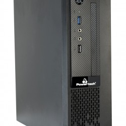 POWERTECH PC Case PT-1098 με 250W PSU, Mini-ITX, 280x93x290mm, μαύρο
