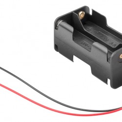 GOOBAY θήκη μπαταρίας 11472 για 4x AA μπαταρίες, μαύρη