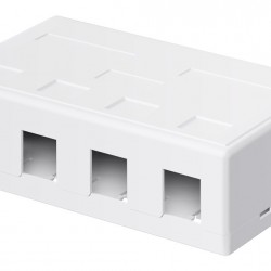 GOOBAY Keystone κυτίο 79376 για 4x θύρες δικτύου, λευκό