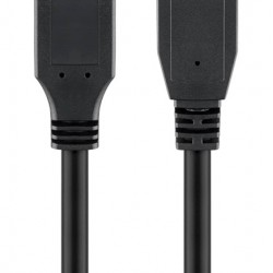 GOOBAY καλώδιο USB 3.0 σε micro Τype B 95734, 5 Gbit/s, 0.5m, μαύρο