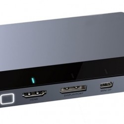 CABLETIME multi-port switch CT-PS41-GB1 σε HDMI, 4 σε 1, 4K/60Hz, γκρι