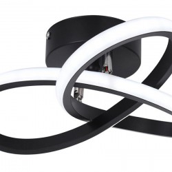 POWERTECH LED φωτιστικό οροφής HLL-0113, 18W, 4000K, 26x26x12cm, μαύρο