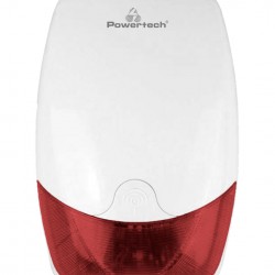 POWERTECH σειρήνα PT-1138, εξωτερικού χώρου, 110dB, κόκκινη