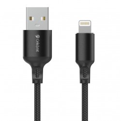 CELEBRAT καλώδιο Lightning σε USB CB-32, 2.4A, 1m, μαύρο