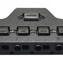 Splitter block TOOL-0095 για LED καλωδιοταινίες, 6-port, μαύρο