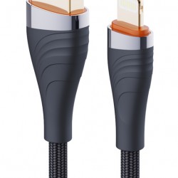 LDNIO καλώδιο Lightning σε USB LS691, 30W, 1m, γκρι