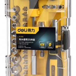 DELI σετ κατσαβίδια ακριβείας DL1129, 35τμχ