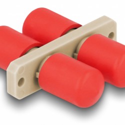 DELOCK σύνδεσμος οπτικής ίνας ST Duplex 87935, μπεζ