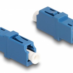 DELOCK σύνδεσμος οπτικής ίνας LC Simplex 87985, μπλε