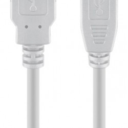 GOOBAY καλώδιο USB σε USB Type B 68712, 1.8m, 480Mbps, γκρι