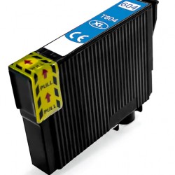 Συμβατό Inkjet για Epson, T604XL, 10ml, κυανό