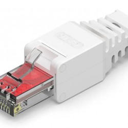 POWERTECH βύσμα δικτύου RJ45 CAB-N350, CAT 6A UTP, tool-free, λευκό