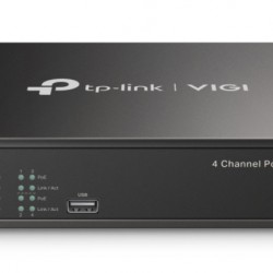 TP-LINK NVR καταγραφικό VIGI NVR1004H-4P, 8MP, 4 κανάλια PoE, Ver. 1.0