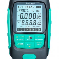 PROSKIT πολύμετρο οπτικών ινών MT-7616, μέτρηση ισχύος & VFL, 30mW