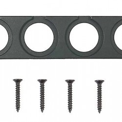 POWERTECH πάνελ πρίζας για σκάφη & οχήματα PTL-015, 4 θέσεις, 196x43mm