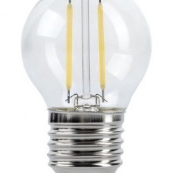 OPTONICA LED λάμπα G45 1866, Filament, 2W, 2700K, 200lm, E27