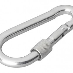 PROPLUS καραμπίνερ ασφαλείας 342364 με βιδωτό κλείδωμα, μεταλλικός, 8x80mm