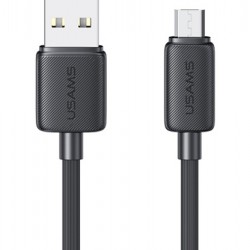 USAMS καλώδιο micro USB σε USB US-SJ690, 2A, 480Mbps, 1m, μαύρο