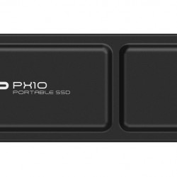 SILICON POWER εξωτερικός SSD PX10, 1TB, USB 3.2, 1050-1050MB/s, μαύρος