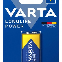 VARTA αλκαλική μπαταρία Longlife Power, 9V, 1τμχ