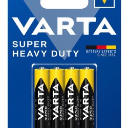 VARTA μπαταρίες Zinc Carbon Super Heavy Duty, AAA/R03, 1.5V, 4τμχ