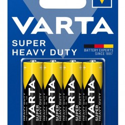 VARTA μπαταρίες Zinc Carbon Super Heavy Duty, AA/R6P, 1.5V, 4τμχ