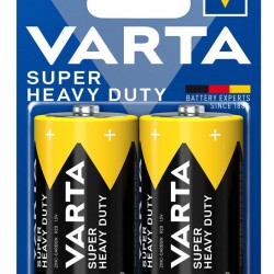 VARTA μπαταρίες Zinc Carbon Super Heavy Duty, D/R20P, 1.5V, 2τμχ