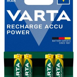 VARTA επαναφορτιζόμενες μπαταρίες λιθίου, AAA, 550mAh, 1.2V, 4τμχ