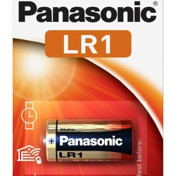 PANASONIC αλκαλική μπαταρία, Lady/LR1, 1.5V, 1τμχ
