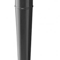 PROPLUS βάση ομπρέλας παραλίας 360819, κοντάρι διαμέτρου 25-36mm, μαύρη