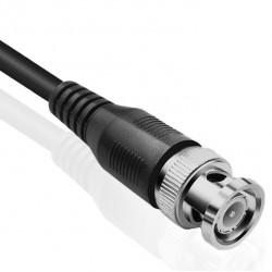 Καλώδιο με βύσμα BNC ST-B20, 20 cm, ασημί, 5τμχ