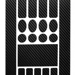 Προστατευτικά αυτοκόλλητα σκελετού ποδηλάτου RW39, μαύρα, 20τμχ