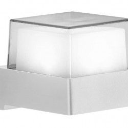 POWERTECH LED φωτιστικό τοίχου HLL-0156, 7W, 4000K, 560lm, IP65, λευκό