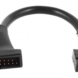 POWERTECH καλώδιο USB 2.0 9pin σε USB 3.0 20pin CAB-U046, 0.20m