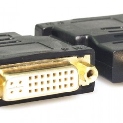 POWERTECH αντάπτορας HDMI σε DVI-I CAB-H057, Dual Link, μαύρος