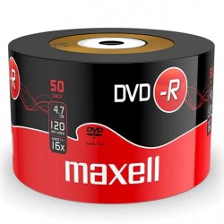 MAXELL DVD-R 4.7GB/120min, 16x speed, spindle pack 50τμχ