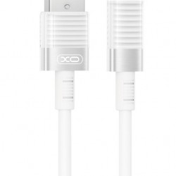 XO NB282 Καλώδιο Γρήγορης Φόρτισης Σιλικόνης 6A Type-C λευκό