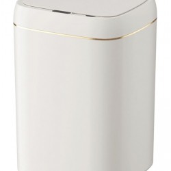 HOME USE κάδος απορριμμάτων HUH-0188 με φωτοκύτταρο, 13lt, λευκός