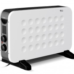 BRUNO θερμοπομπός BRN-0206, 2000W, με θερμοστάτη & ανεμιστήρα, λευκός