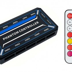 POWERTECH RGB fan controller PCF01-5C με ασύρματο χειριστήριο, 10 connectors