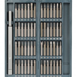 DELI σετ κατσαβίδι ακριβείας DL241057 με 56 μύτες, με θήκη, 57τμχ