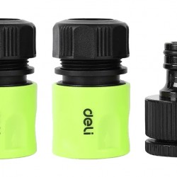 DELI σετ σύνδεσμοι λάστιχων νερού DL8799, 1/2