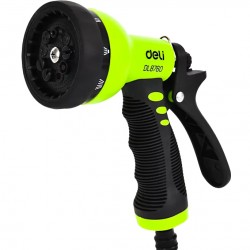 DELI πιστόλι νερού DL8760 με 9 λειτουργίες ψεκασμού, 3/4