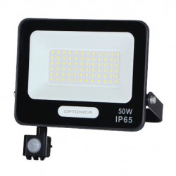 OPTONICA LED προβολέας 15857 με αισθητήρα κίνησης, 50W, 6000K, IP65