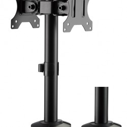 BRATECK βάση γραφείου για 2x οθόνες LDT40-G02, 17-32