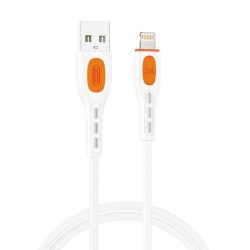 XO NB280 Καλώδιο Δεδομένων Lightning  1M 3A Λευκό