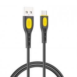 XO NB280 Καλώδιο Δεδομένων Micro 1M 3A Μαύρο