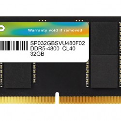 SILICON POWER μνήμη DDR5 SODIMM SP032GBSVU480F02, 32GB, 4800MHz, CL40