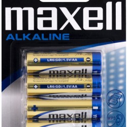MAXELL Αλκαλική LR6 AA (4τμχ)