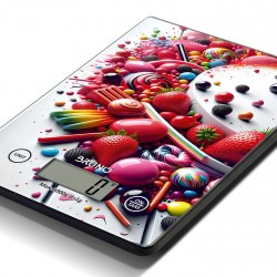 BRUNO ψηφιακή ζυγαριά κουζίνας BRN-0209, 1gr/5kg, Love Pastry